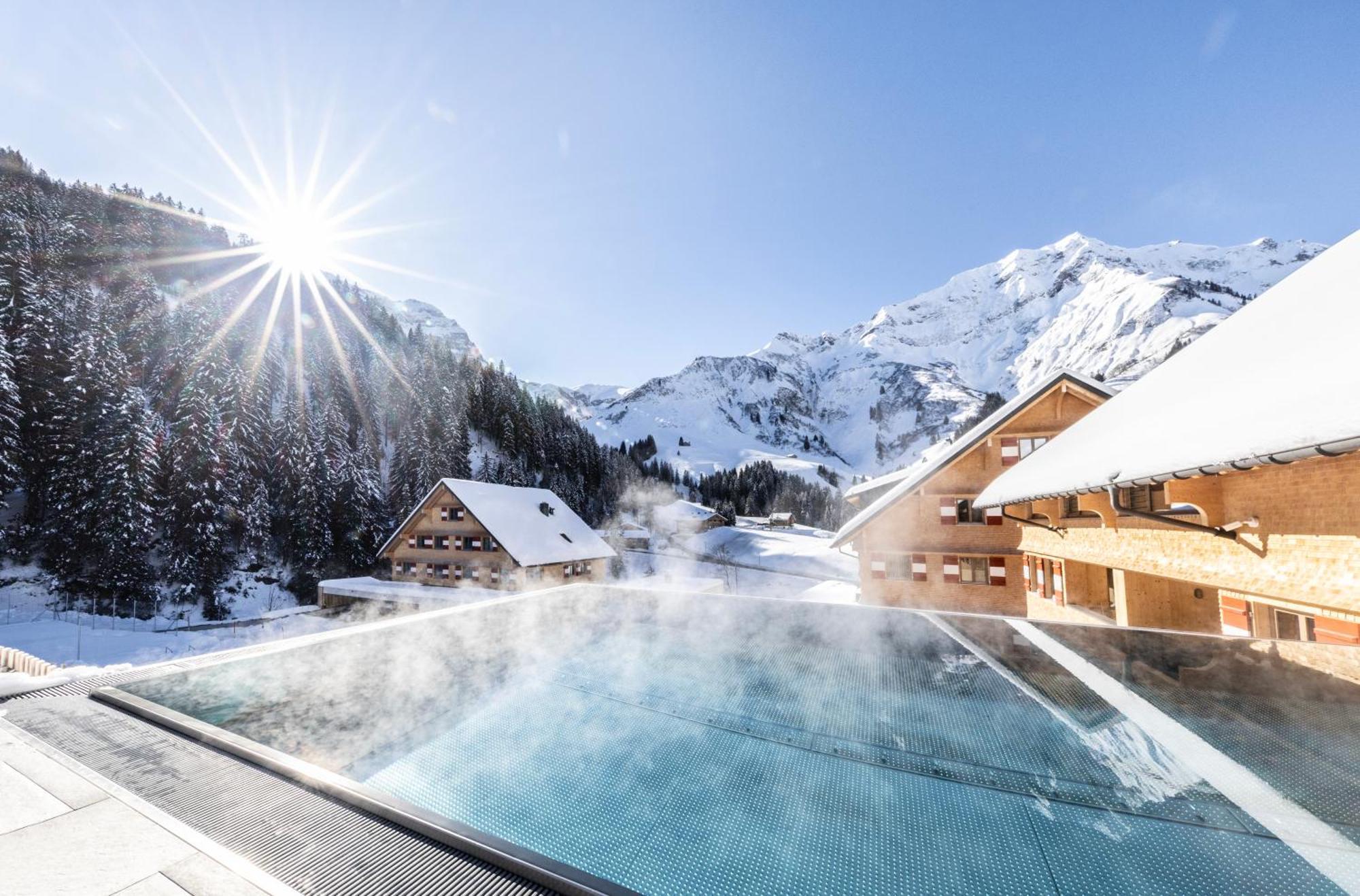 Berghaus Schroecken - Hotel Apartments Spa Экстерьер фото