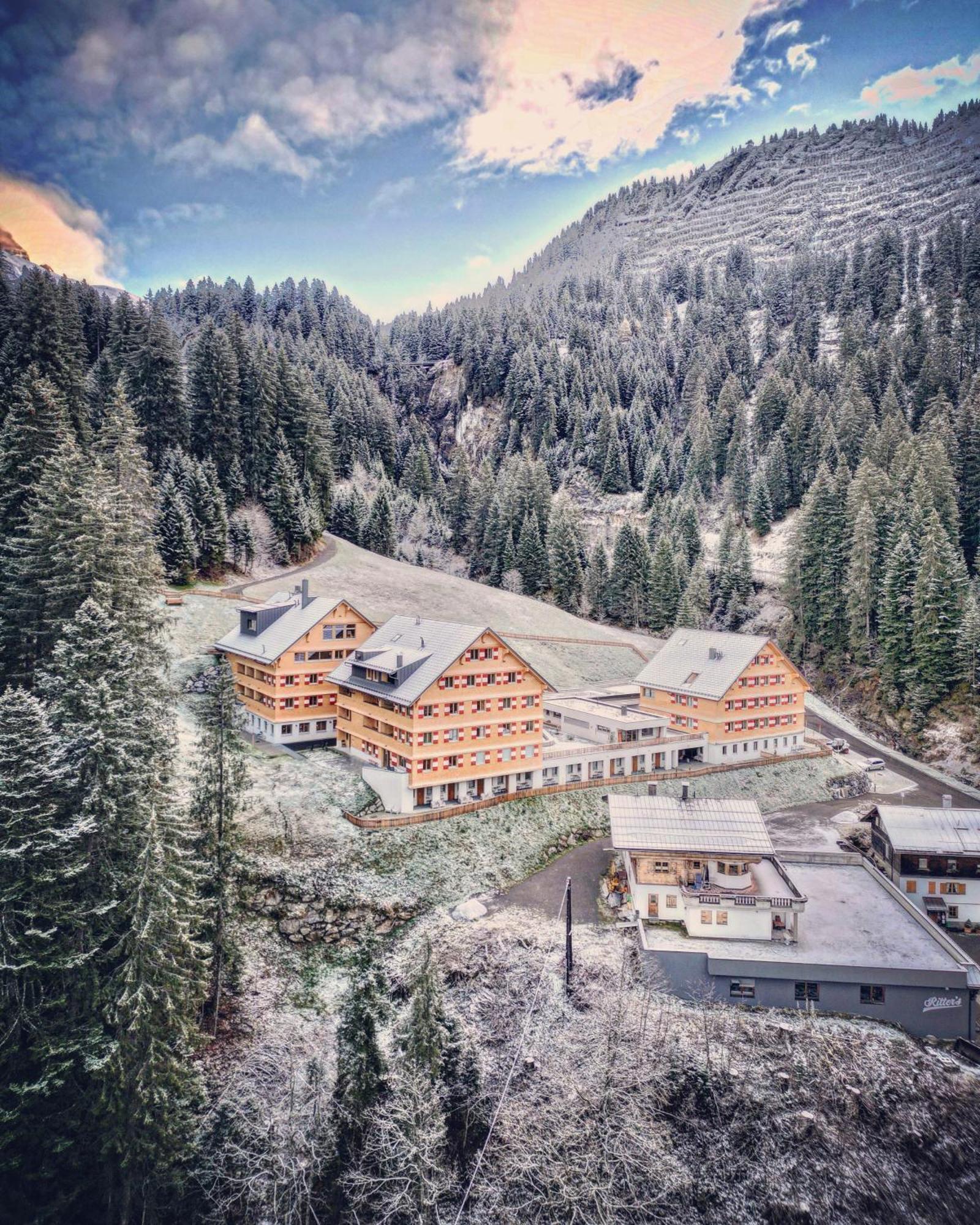 Berghaus Schroecken - Hotel Apartments Spa Экстерьер фото