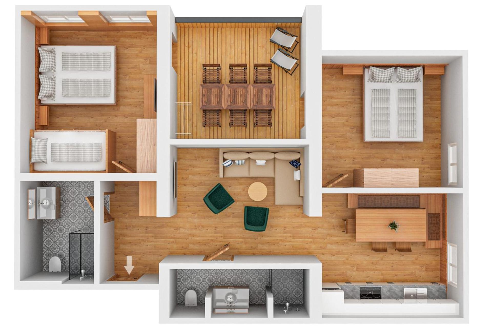 Berghaus Schroecken - Hotel Apartments Spa Экстерьер фото