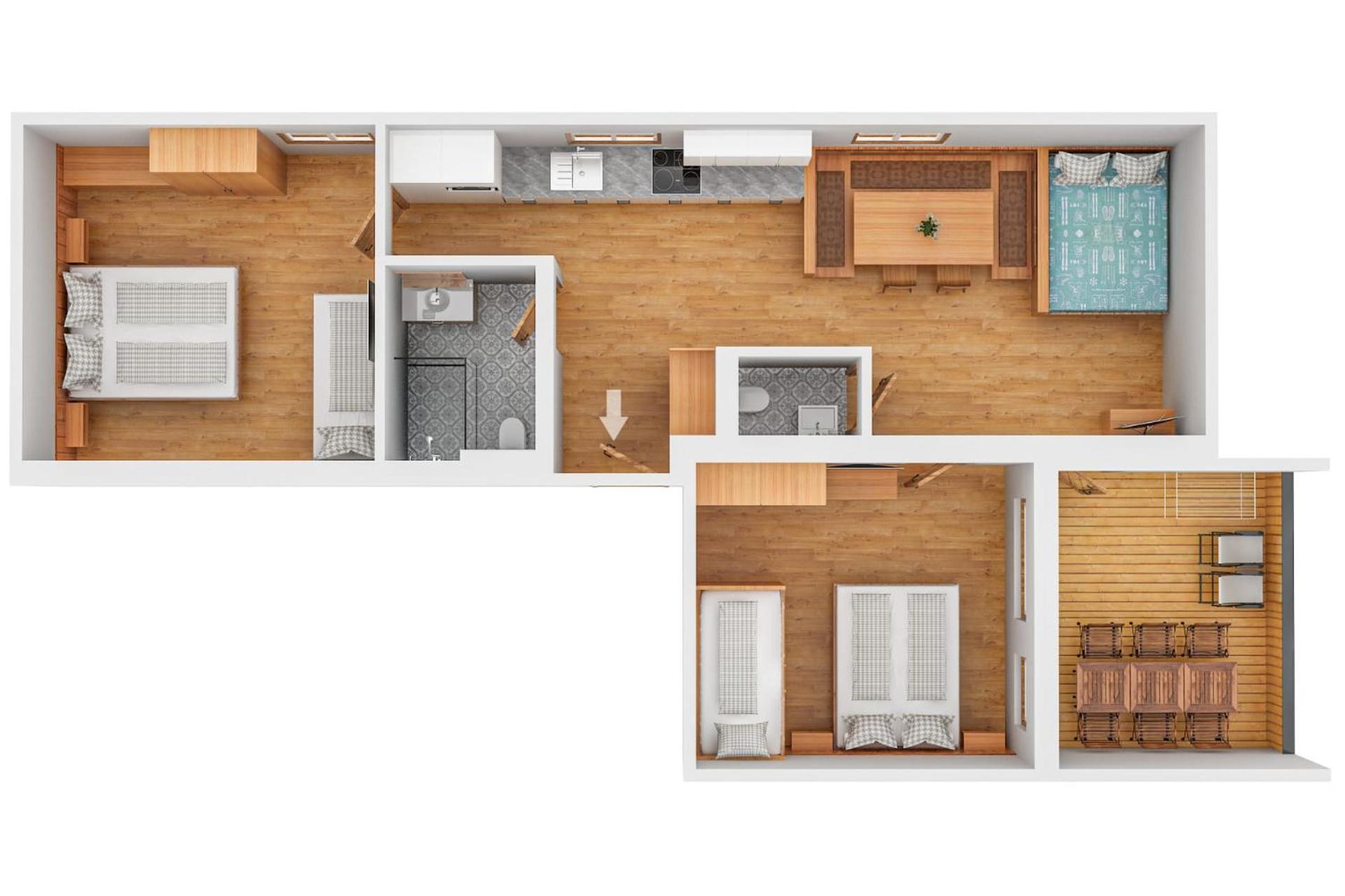 Berghaus Schroecken - Hotel Apartments Spa Экстерьер фото